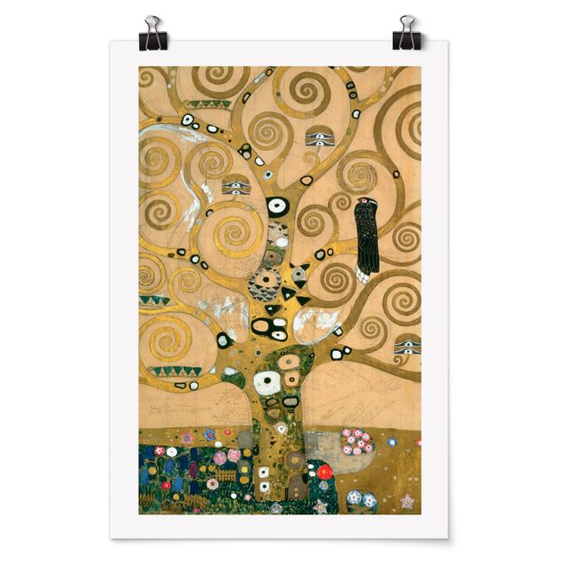 Poster - Gustav Klimt - Tree Of Life - Verticale 3:2