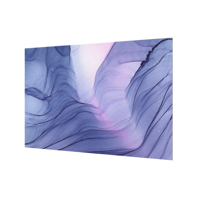 Paraschizzi in vetro - Mélange violetto - Formato orizzontale 3:2