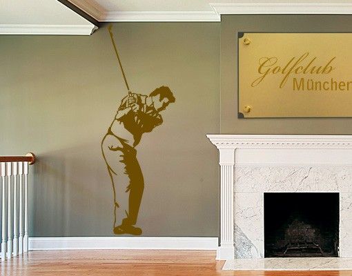 Adesivo murale no.810 Golf Player