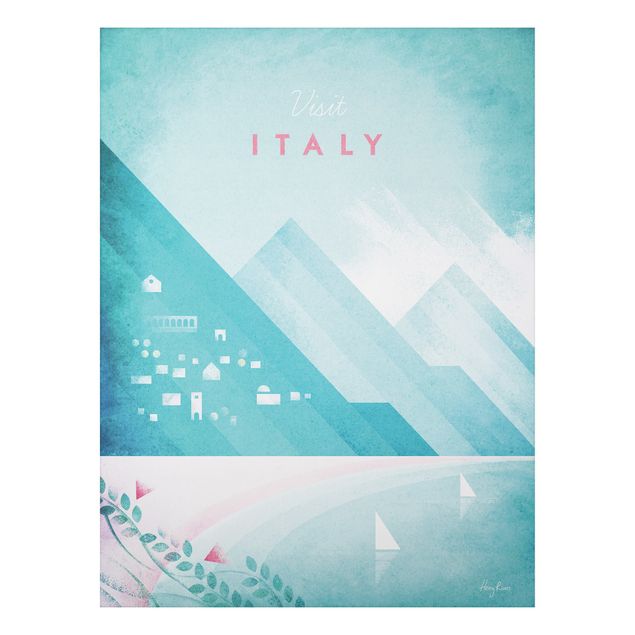 Stampa su alluminio - Poster di viaggio - Italia - Verticale 4:3