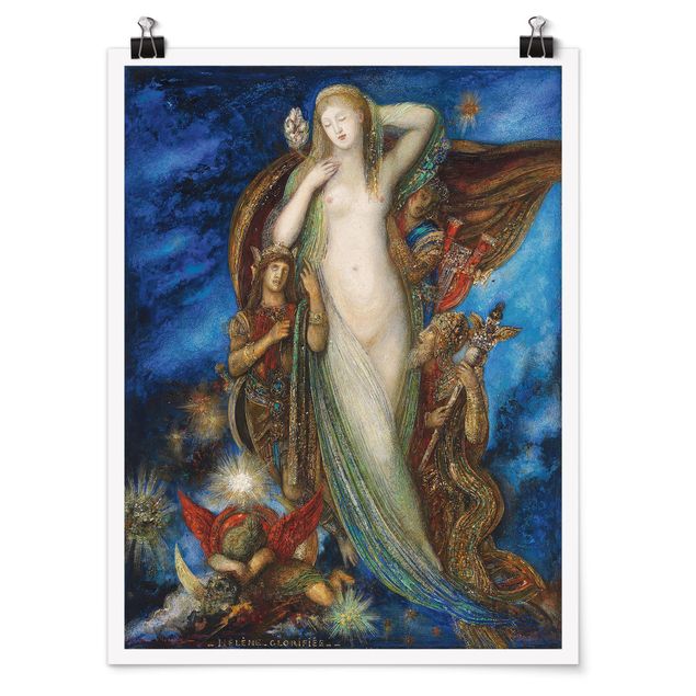 Poster - Gustave Moreau - di Helena Glorificazione - Verticale 4:3