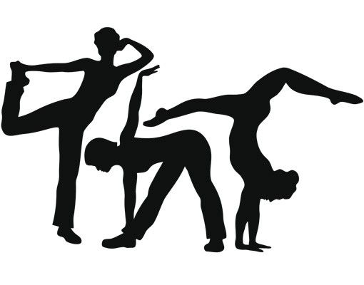 Adesivo murale no.821 Dancer Set