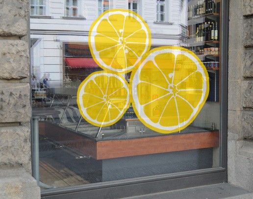 Adesivi da finestra No.UL610 Lemons