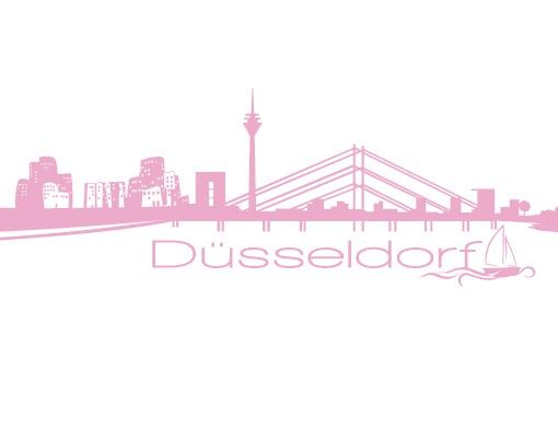 Adesivo murale No.FB25 Dusseldorf Skyline II