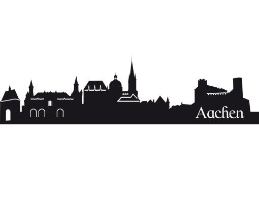 Adesivo murale no.EG44 Aachen Skyline ll