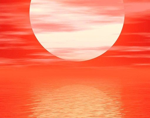 Adesivo per piastrelle - Red Sunset