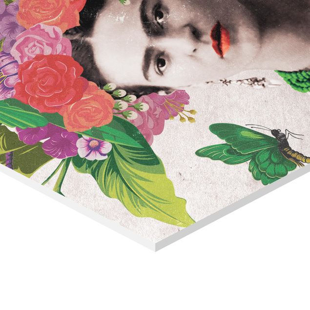Esagono in forex - Frida Kahlo - Fiore Ritratto