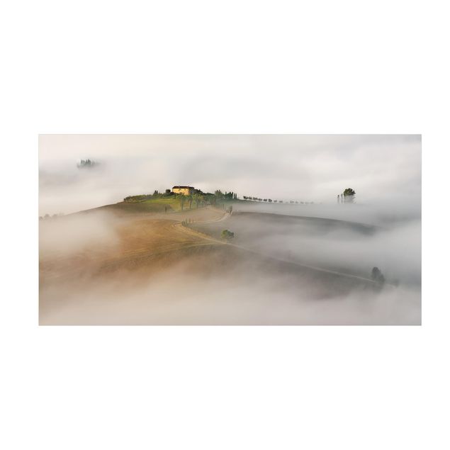 Tappeti grigi Nebbia mattutina in Toscana