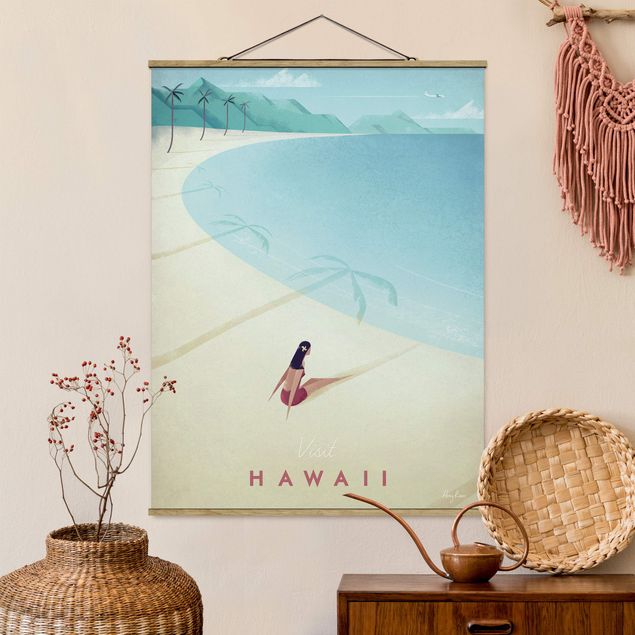 Foto su tessuto da parete con bastone - Poster Viaggi - Hawaii - Verticale 4:3