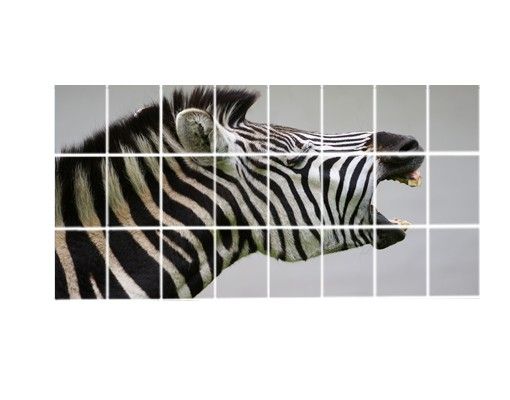 Adesivo per piastrelle - Rawling Zebra