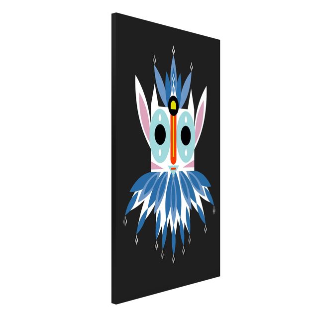Lavagna magnetica - Collage Mask Ethnic - Gnome - Formato verticale 4:3