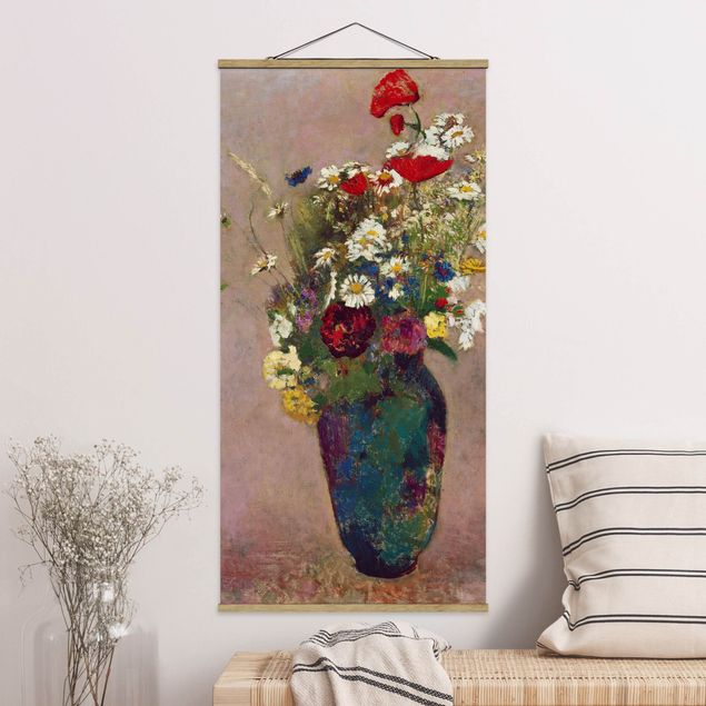 Odilon Redon quadri Odilon Redon - Vaso di fiori con papaveri