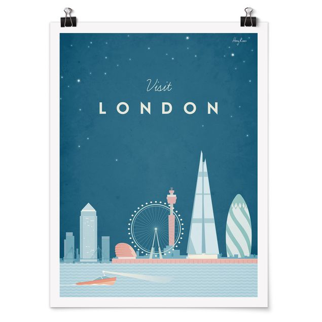 Poster - Poster Viaggio - Londra - Verticale 4:3