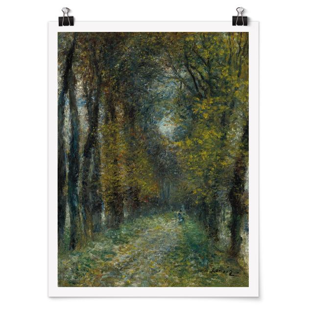 Poster - Auguste Renoir - The Avenue - Verticale 4:3
