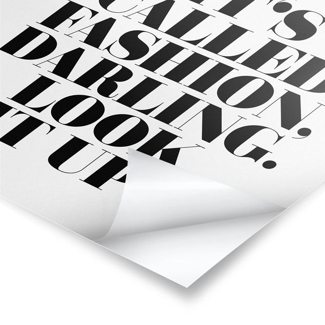 Poster - Si chiama Fashion, Darling - Quadrato 1:1
