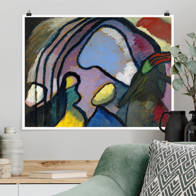quadro astratto moderno Wassily Kandinsky - Studio per l'improvvisazione 10