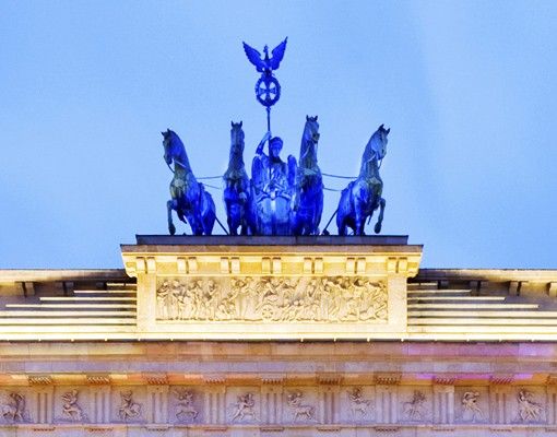 Adesivo per piastrelle - Illuminated Brandenburg Gate