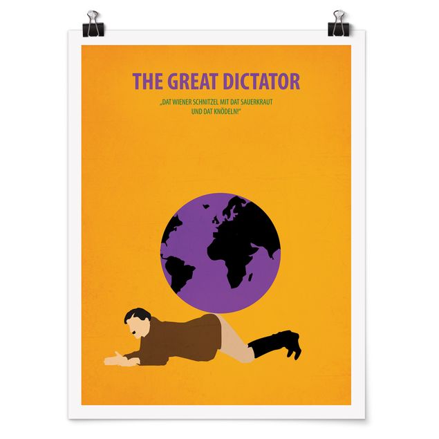 Poster - Poster del film Il grande dittatore - Verticale 4:3