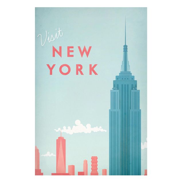 Lavagna magnetica - Poster Viaggi - New York - Formato verticale 2:3