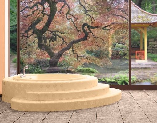 Decorazione per finestre Japanese Garden