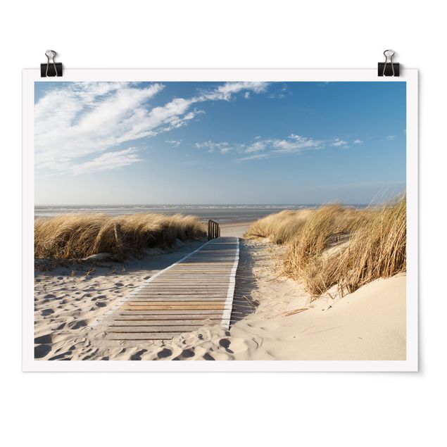 Poster - Spiaggia del Mar Baltico - Orizzontale 3:4