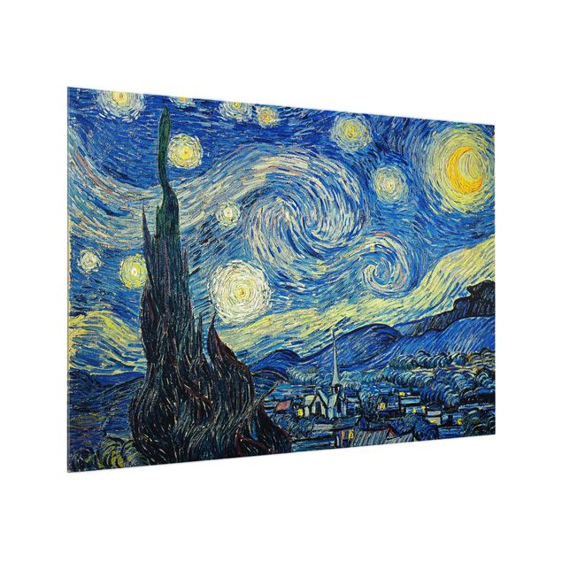 Paraschizzi in vetro - Vincent van Gogh - Starry Night