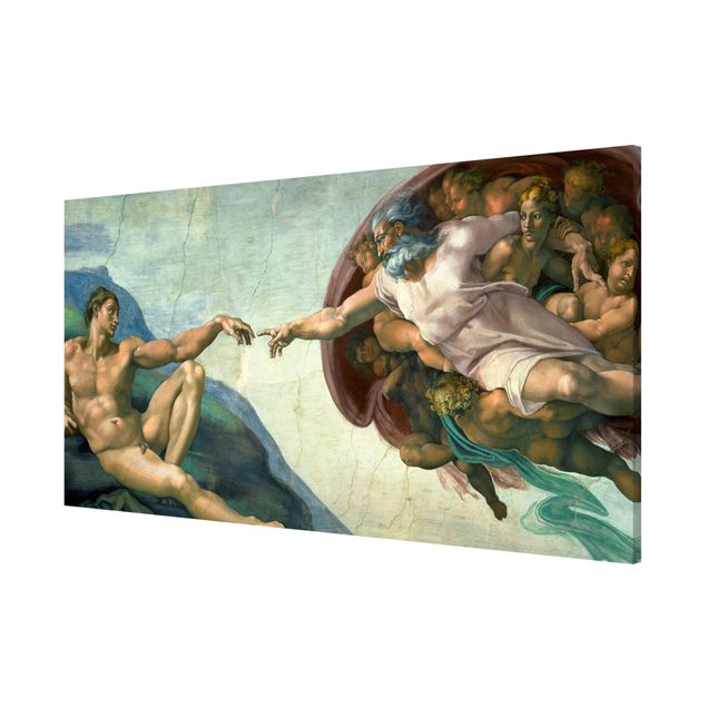 Lavagna magnetica - Michelangelo - Cappella Sistina - Panorama formato orizzontale