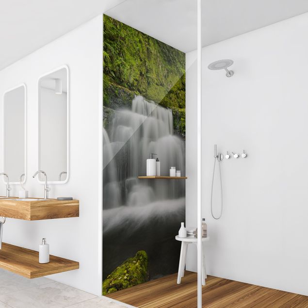Rivestimenti per doccia cascata Cascate di Mclean in Nuova Zelanda