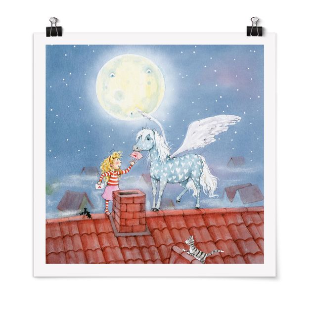 Poster illustrazioni Magia Pony di Marie