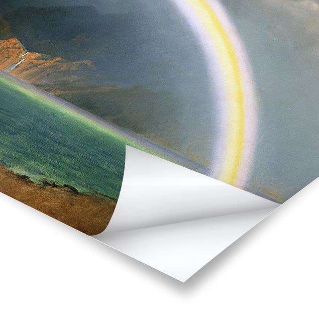 Poster - Albert Bierstadt - Rainbow Sopra Jenny Lake - Orizzontale 3:4