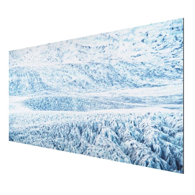Stampa su alluminio - Fantasia glaciale islandese