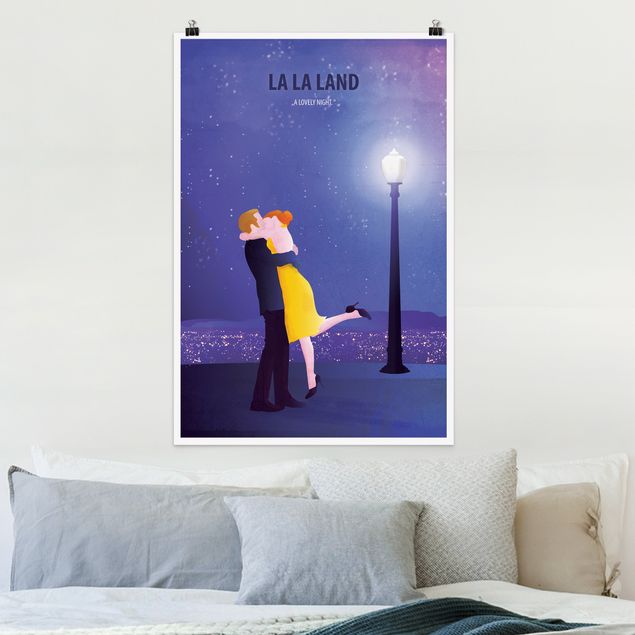 Poster illustrazioni Locandina film La La Land II