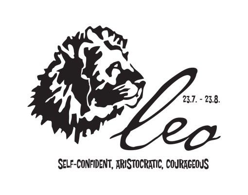 Adesivo murale no.UL756 Zodiac Sign Leo