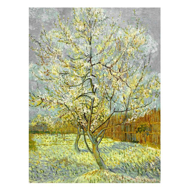 Lavagna magnetica - Vincent Van Gogh - Rosa Pesco - Formato verticale 4:3