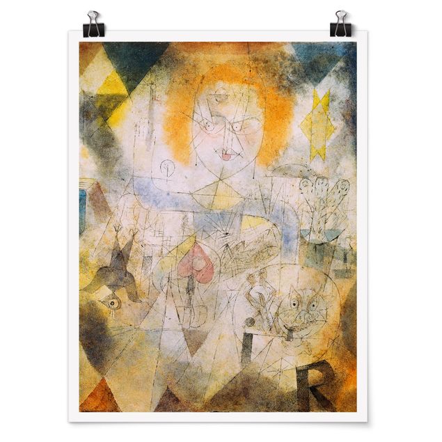 Poster - Paul Klee - Irma Rossa - Verticale 4:3