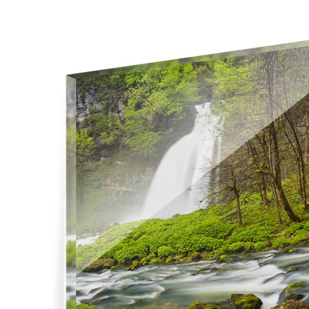 Paraschizzi in vetro - Waterfalls Cascade De Flumen