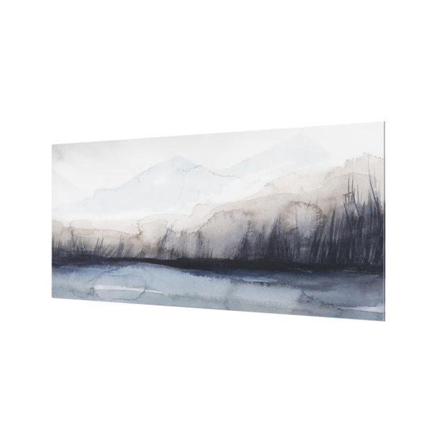 Paraschizzi in vetro - Lakeside With Mountains I