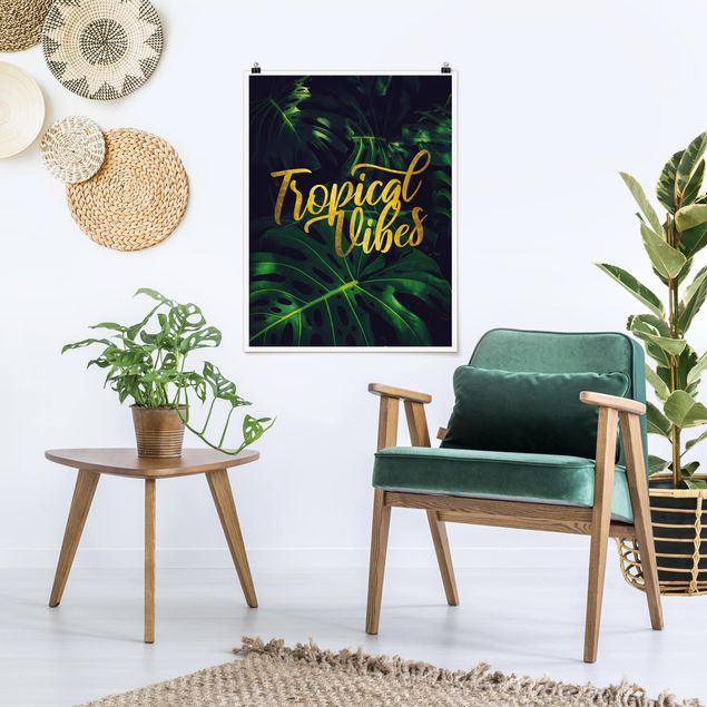 Poster - Jungle - Tropical Vibes - Verticale 4:3