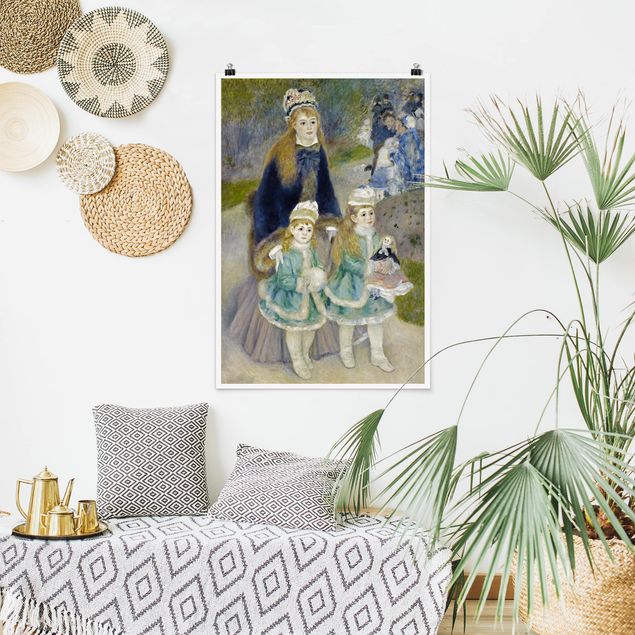 Poster - Auguste Renoir - Madre e figlio - Verticale 3:2