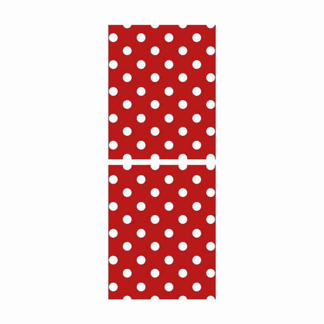 Carta adesiva per mobili IKEA - Billy Libreria - no.DS92 Dot Design Girly Red