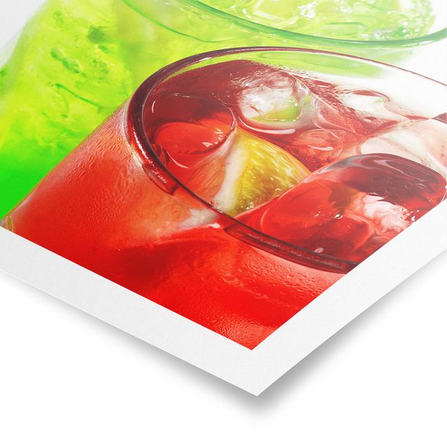 Poster - freschi cocktail - Quadrato 1:1