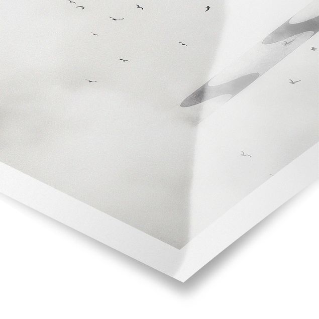 Poster - Faro Nella Nebbia - Verticale 4:3