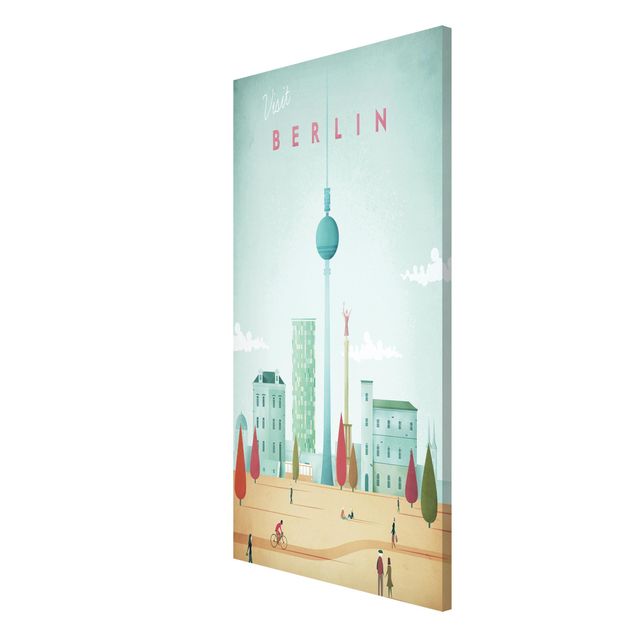 Lavagna magnetica - Poster viaggio - Berlino - Formato verticale 4:3