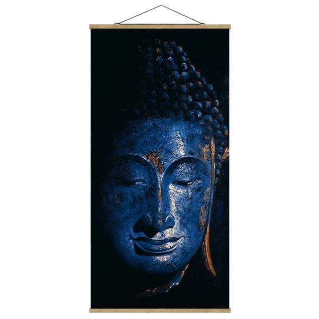 Quadro su tessuto con stecche per poster - Delhi Buddha - Verticale 2:1