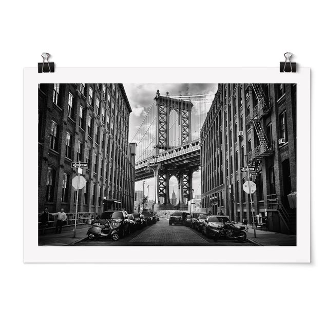 Poster - Manhattan Bridge In America - Orizzontale 2:3