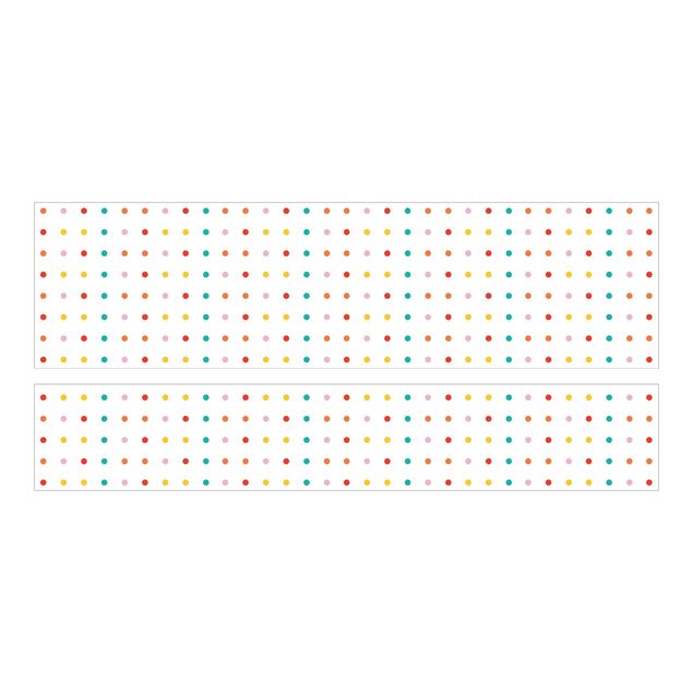 Carta adesiva per mobili IKEA - Malm Letto basso 160x200cm No.UL748 Little Dots