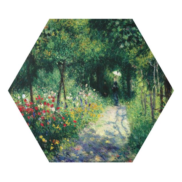 Esagono in Alluminio Dibond - Auguste Renoir - Women In The Garden