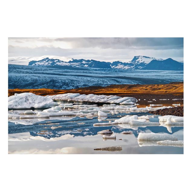Lavagna magnetica - Laguna glaciale
