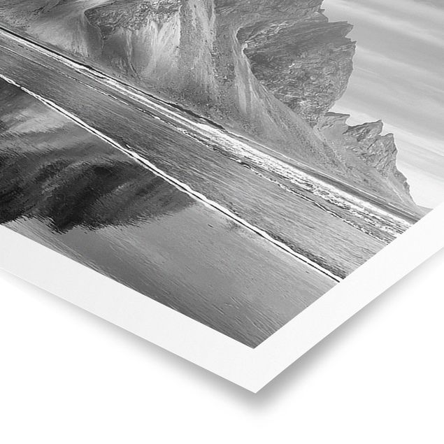 Poster - Vesturhorn In Islanda - Panorama formato orizzontale