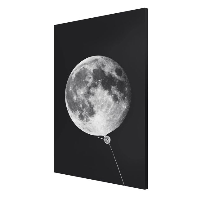 Lavagna magnetica - Balloon Con La Luna - Formato verticale 2:3